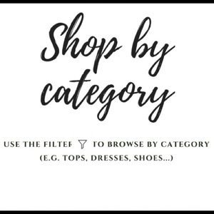 Use the FILTER! (To find your size)